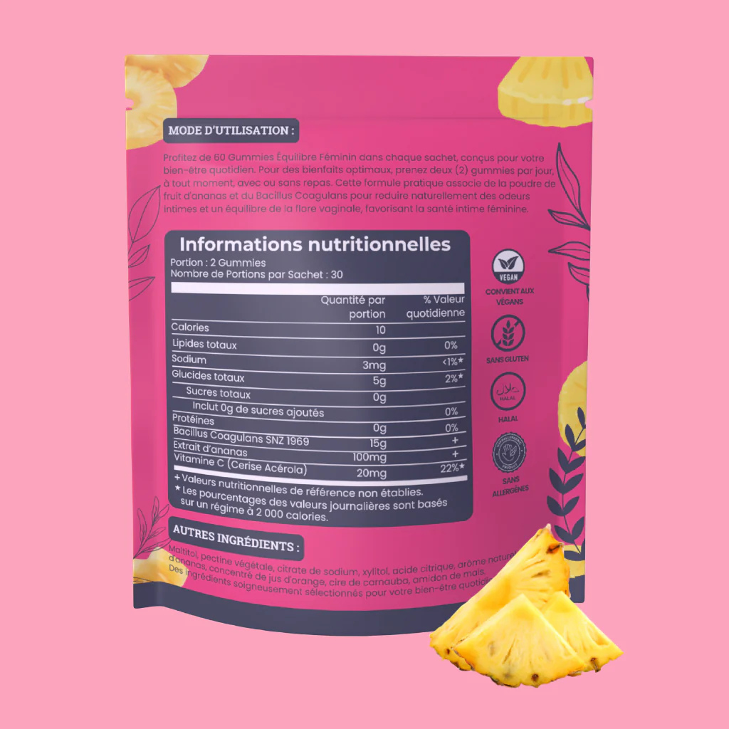 Orenvie Gummies Équilibre Intime